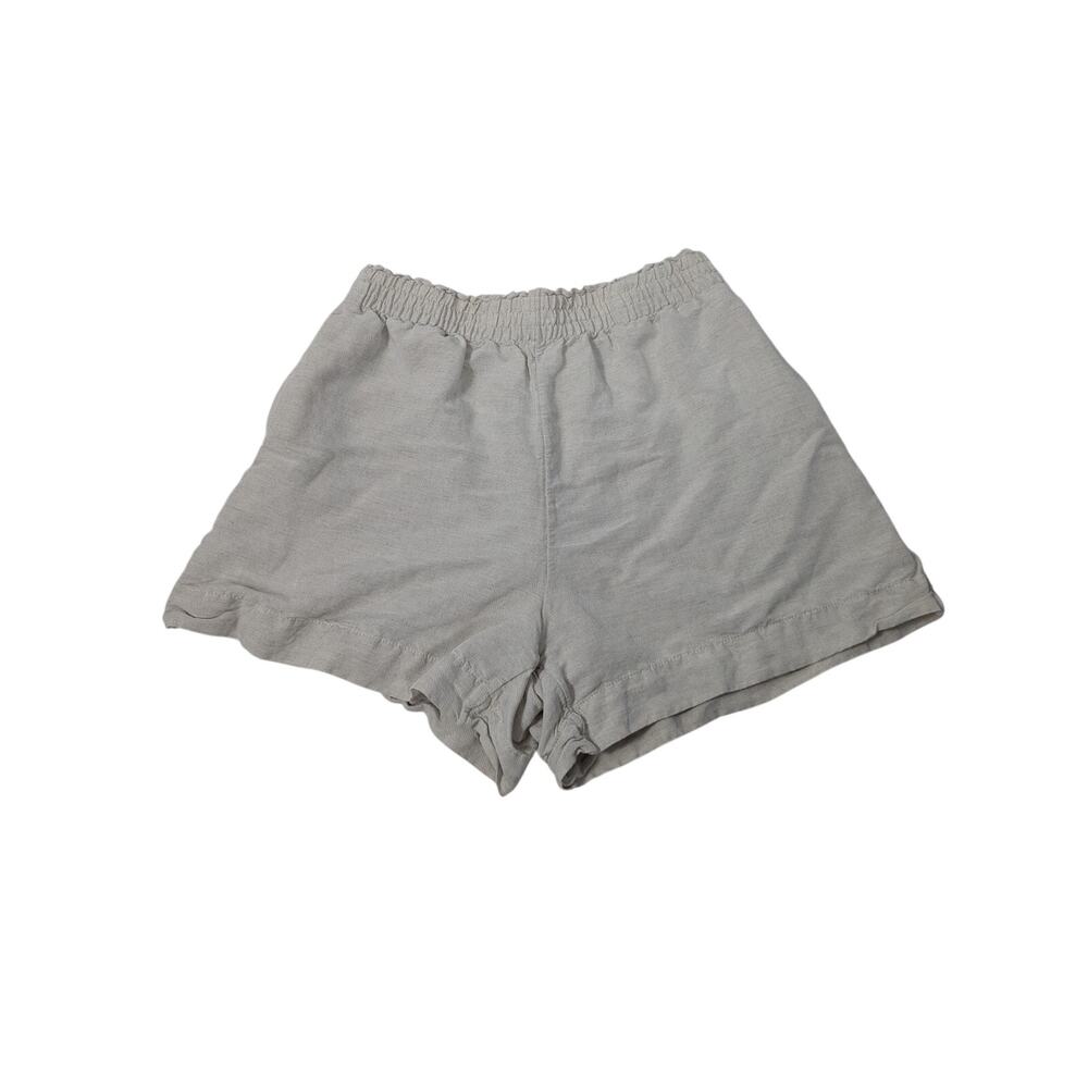 Women's H&M Linen-Blend Light Beige Shorts Size S